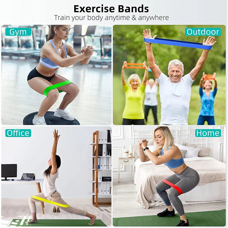 Resistance Bands Set – 5 Levels (Home & Gym)
