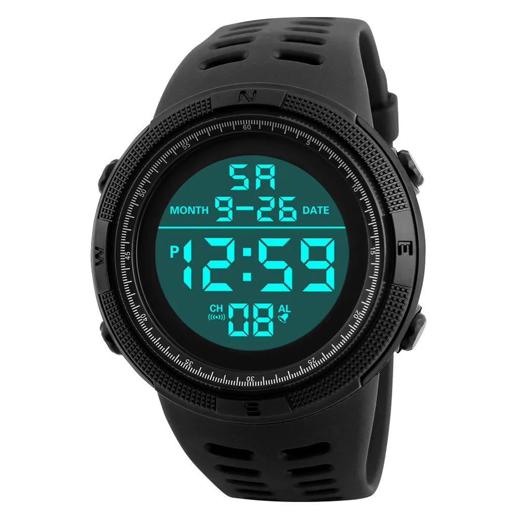 Digital Sport Watch with Stopwatch, Alarm & Backlight