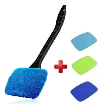 Car Window Cleaning Brush with Long Handle