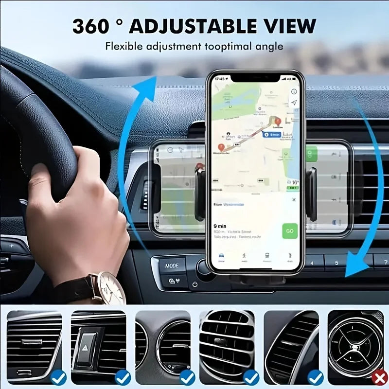 Car Air Vent Phone Holder with Clip Mount