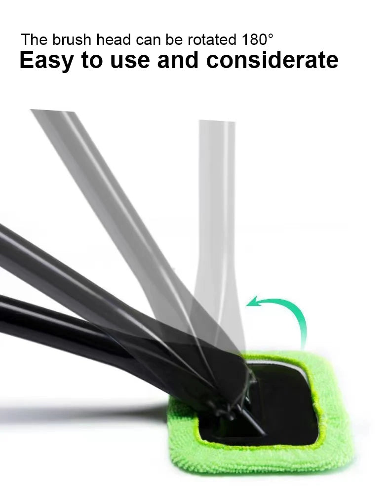Car Window Cleaning Brush with Long Handle