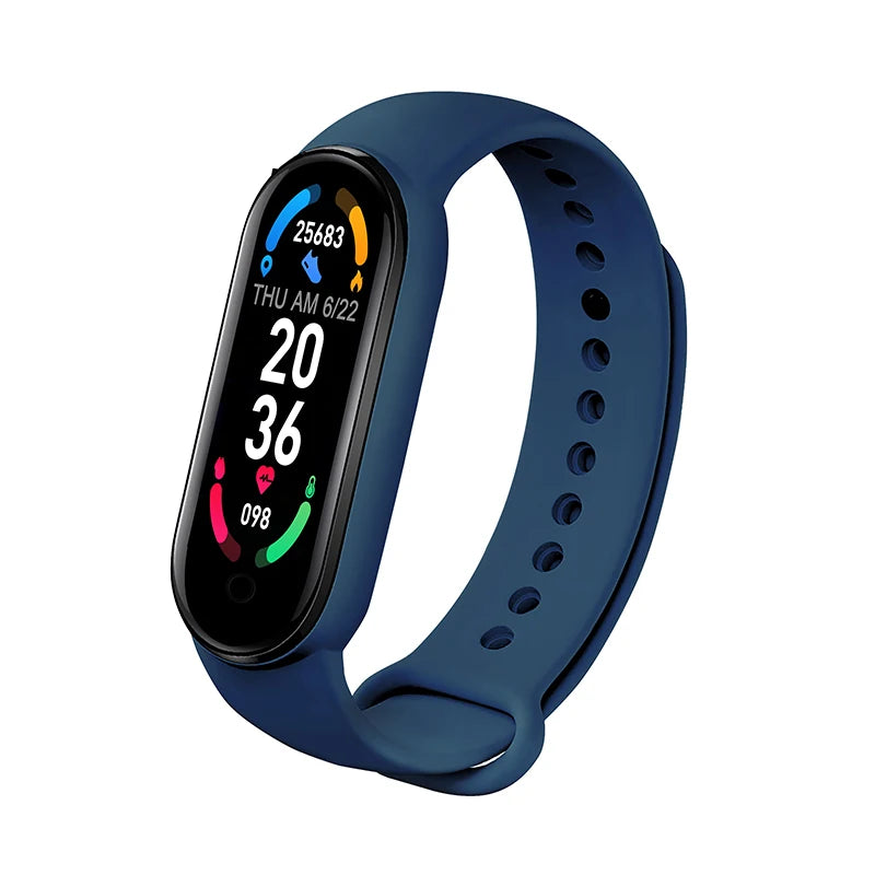 M6 Smart Fitness Bracelet – Heart Rate, Blood Pressure & Activity Tracker