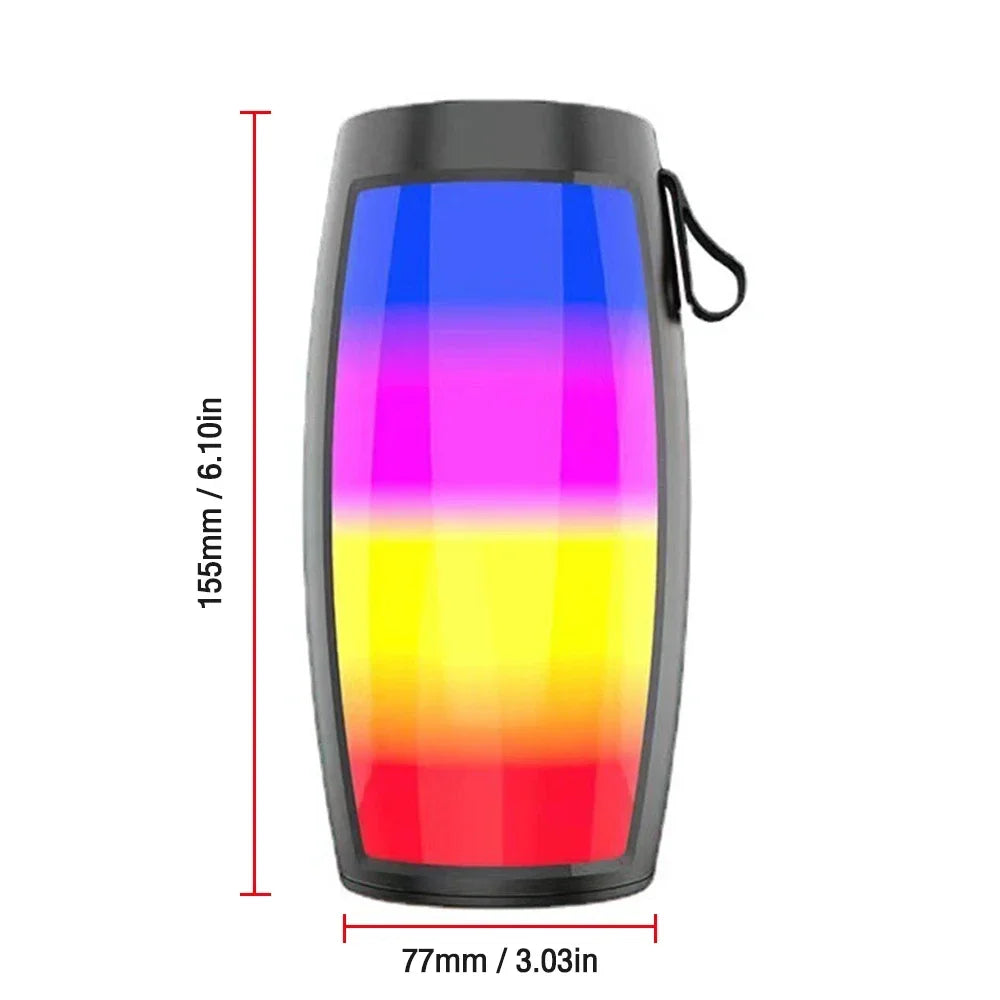 Portable Bluetooth Speaker with LED Lights – Powerful Wireless Sound