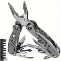 24-in-1 Multitool – Pliers, Knife & 11 Bits for Camping, Backpacking & Survival