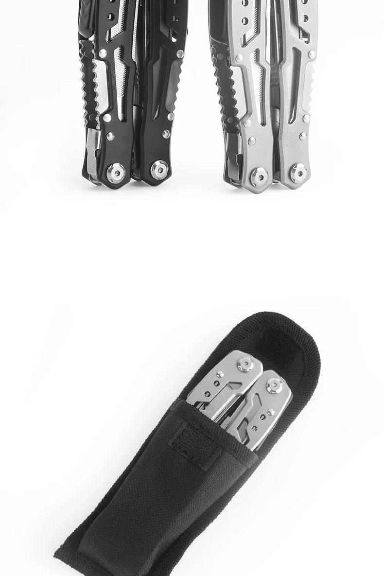 Folding Multi-Tool Pliers – Stainless Steel Portable Combination Tool for Camping & Survival