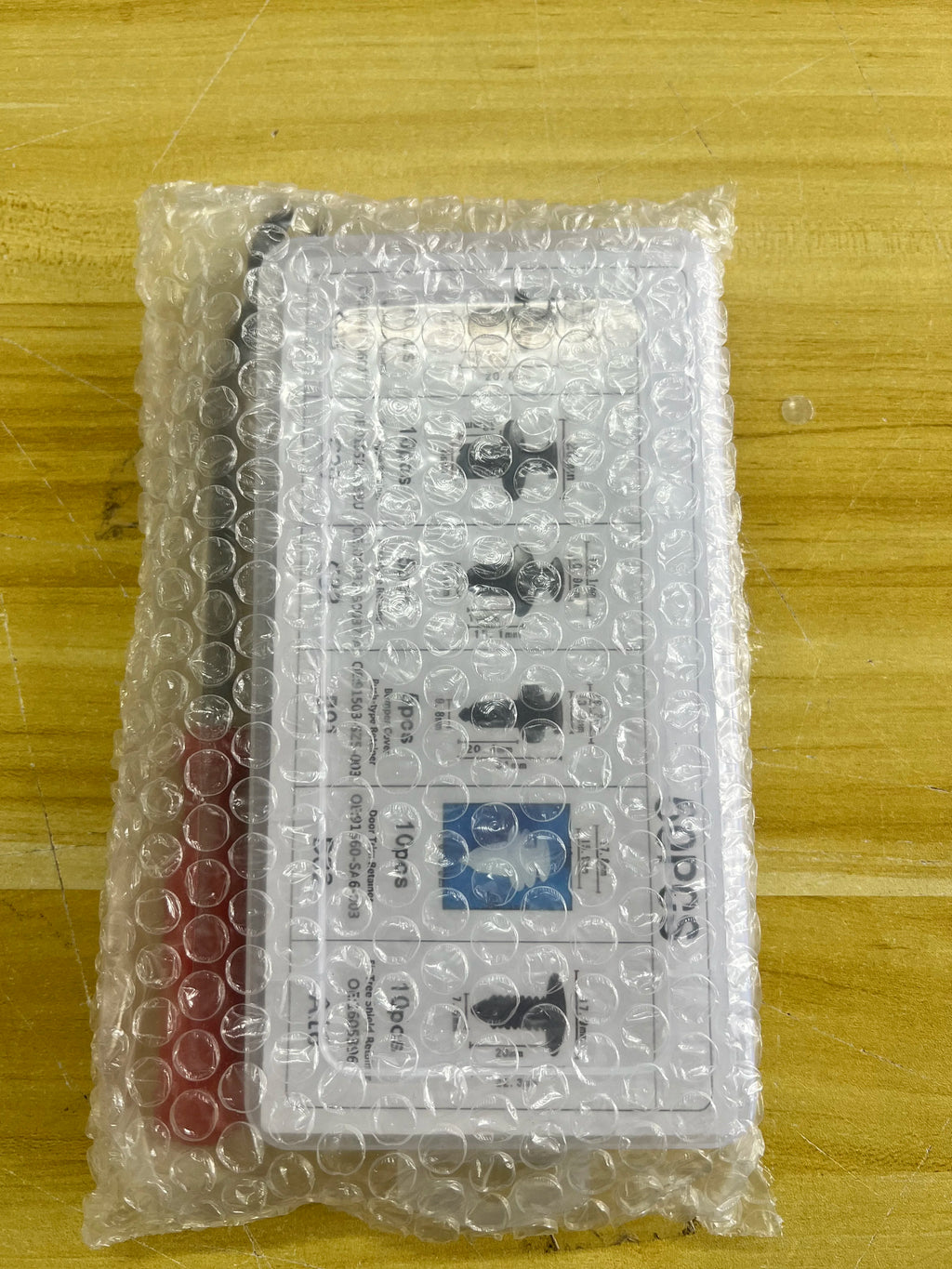 Mixed Automotive Push-Type Fastener Clip Kit