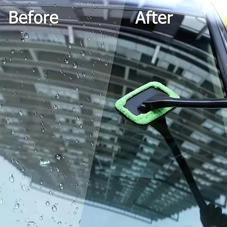 Car Window Cleaning Brush with Long Handle
