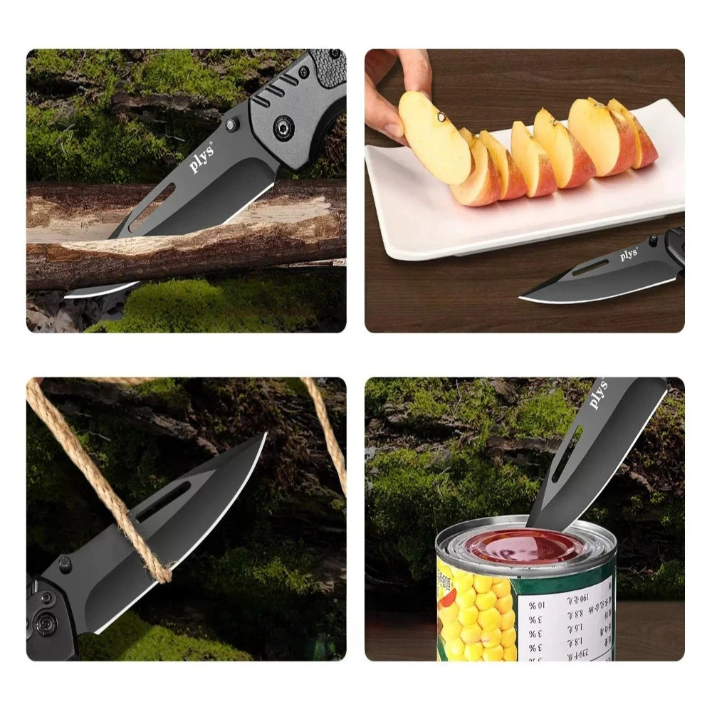 Multifunctional Folding Pocket Knife – High-Hardness Blade for Camping & Outdoor Use