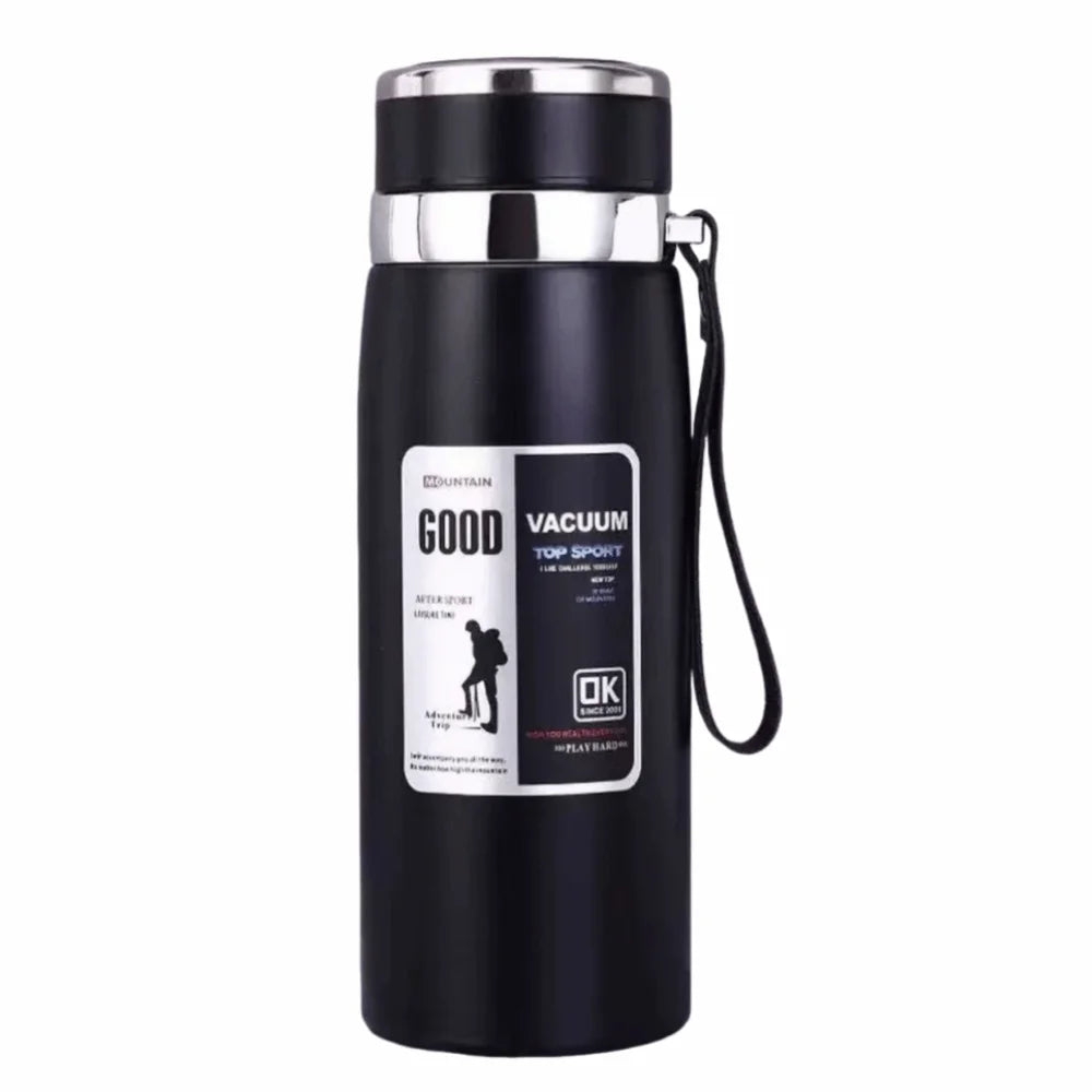 800/1000ml Stainless Steel Insulated Sports Thermos with Handle