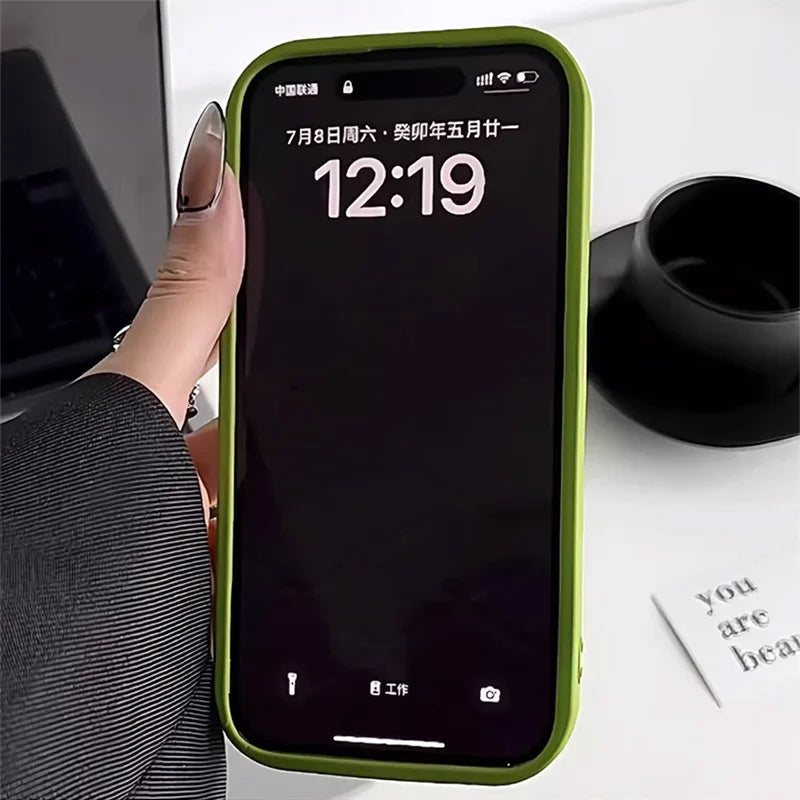 Love Heart Silicone iPhone Case – Fits iPhone 8 through iPhone 17 Pro Max