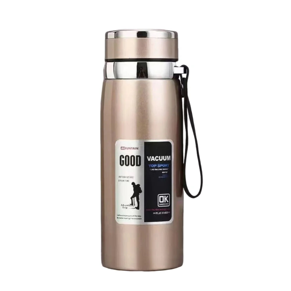 800/1000ml Stainless Steel Insulated Sports Thermos with Handle