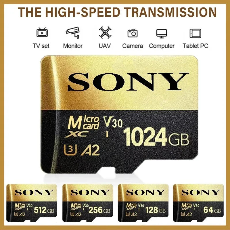 High-Speed Micro SD Memory Card – 128GB / 256GB / 1TB for Smartphones & Devices