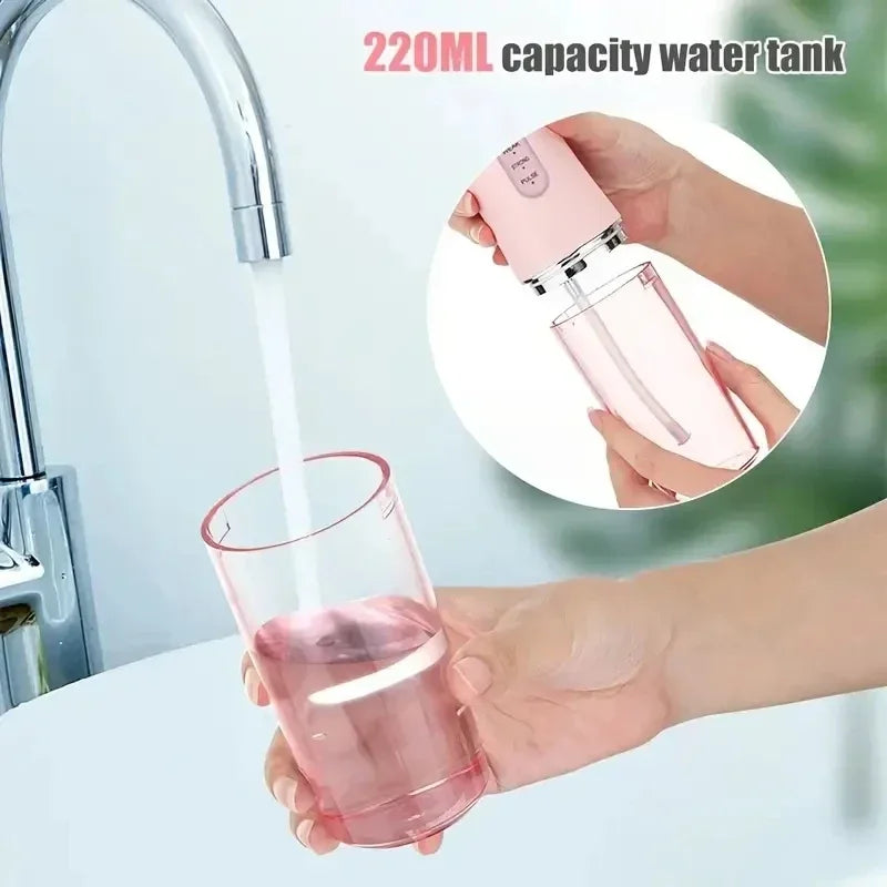 Portable Rechargeable Water Flosser with 3 Modes