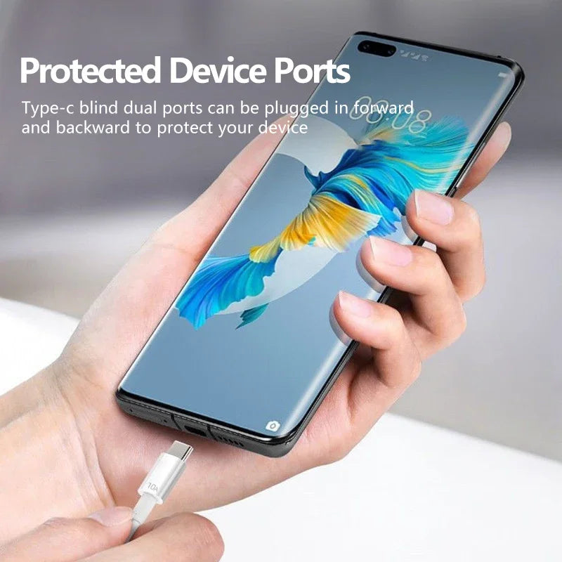 120W USB to USB-C Fast Charging Cable – Super Fast Charge for Android Devices