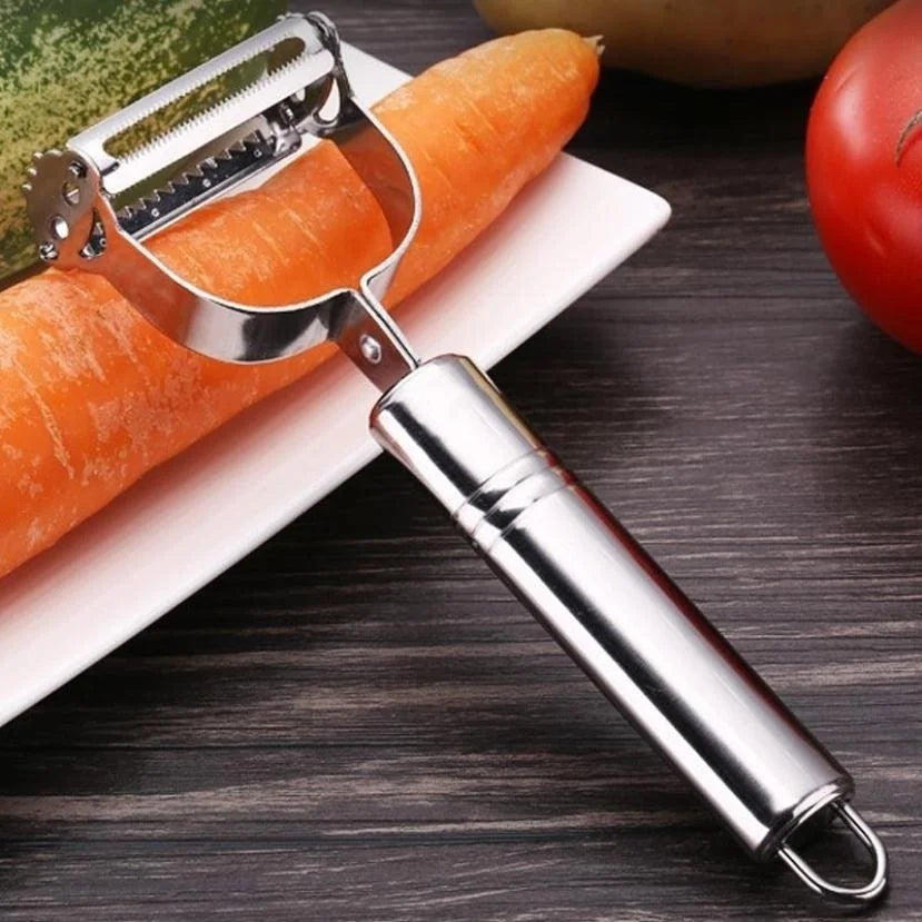 Stainless Steel 2-in-1 Vegetable Peeler and Grater