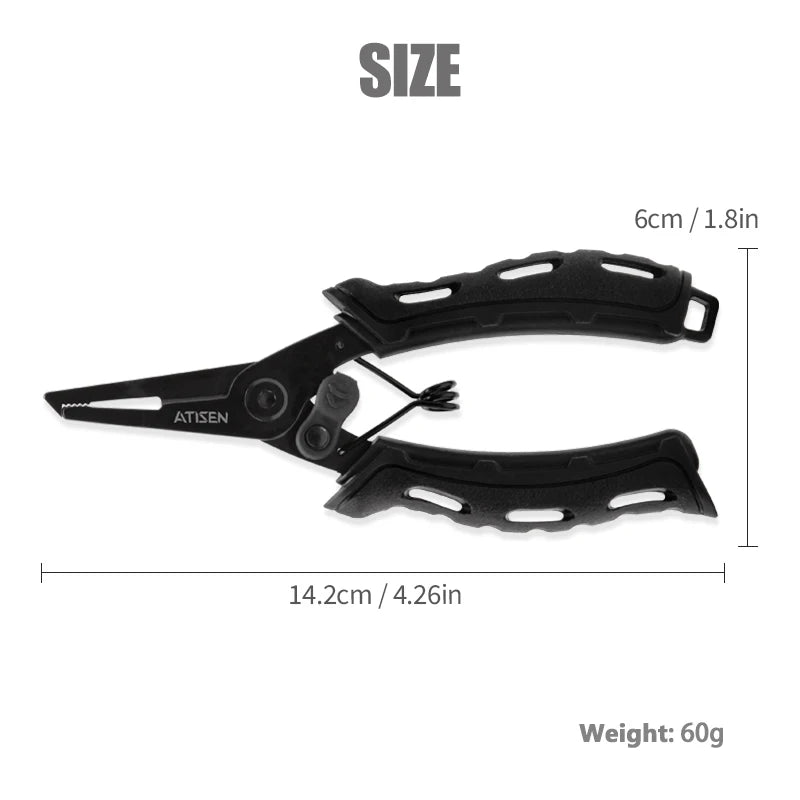 Stainless Steel Fishing Fish Gripper with Lip Grabber Handle