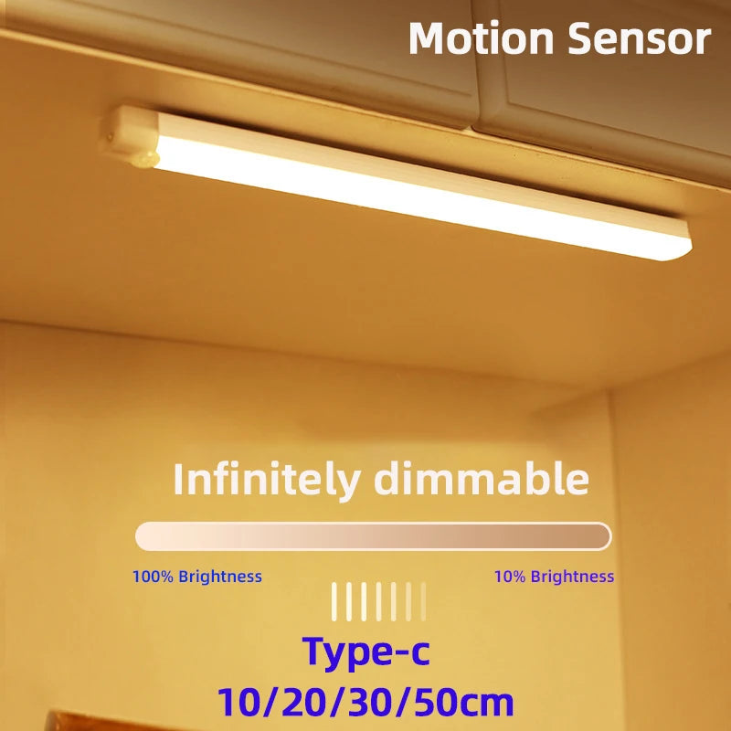 USB-C Rechargeable Motion Sensor LED Cabinet Light