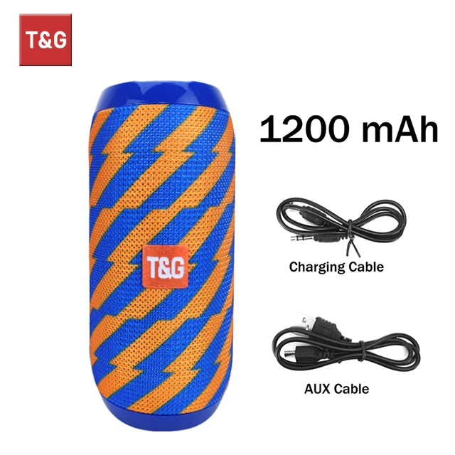 Waterproof Outdoor Bluetooth Speaker – TF Card & FM Radio Included