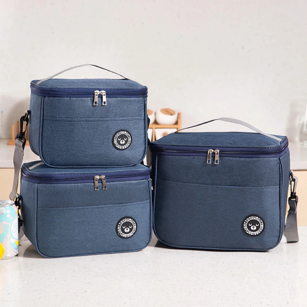 Large Insulated Lunch Bag with Shoulder Strap