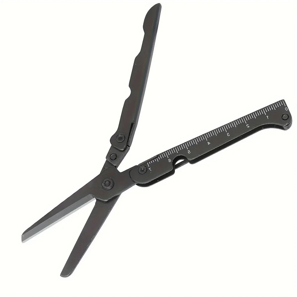 Portable Folding Scissors – Stainless Steel Multifunctional Outdoor Survival Tool