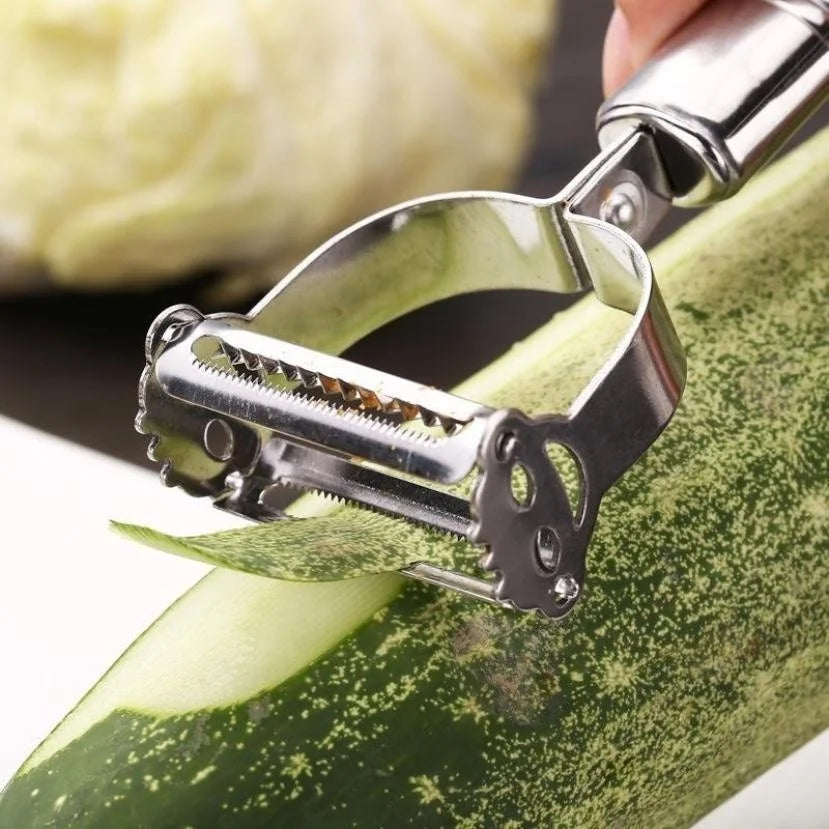 Stainless Steel 2-in-1 Vegetable Peeler and Grater