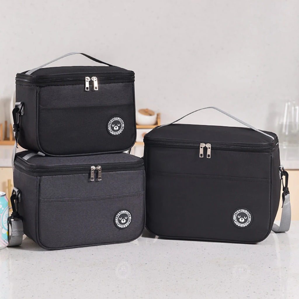 Large Insulated Lunch Bag with Shoulder Strap