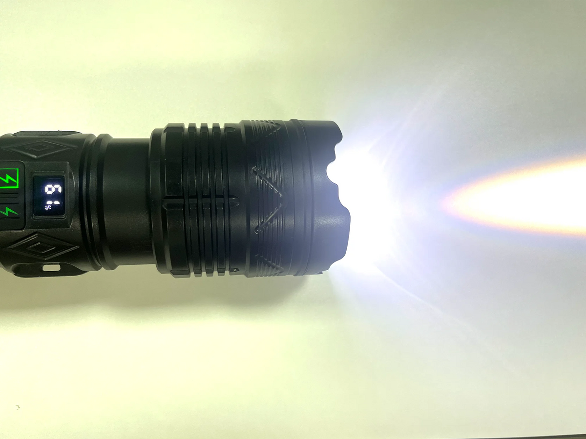 Ultra-Powerful Rechargeable Tactical Flashlight – Super Bright LED Outdoor Torch