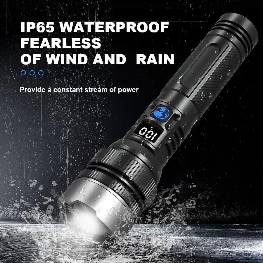 Super Bright Rechargeable LED Tactical Flashlight – Long Range Waterproof Torch