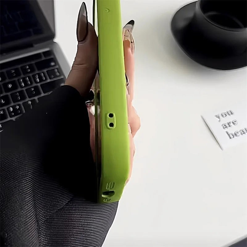 Love Heart Silicone iPhone Case – Fits iPhone 8 through iPhone 17 Pro Max