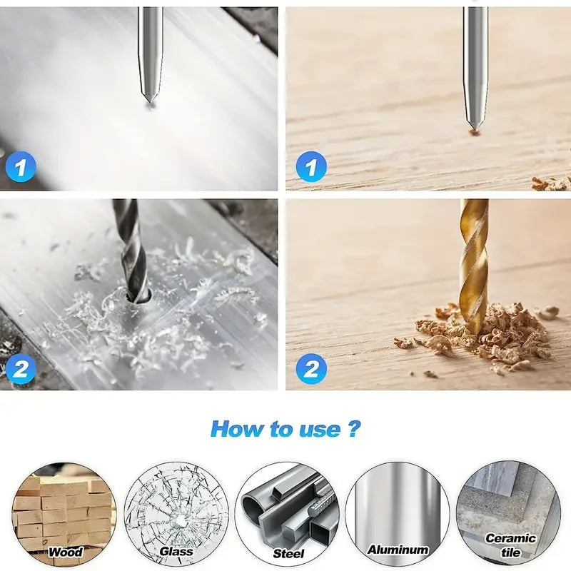 Automatic Spring-Loaded Center Punch for Wood and Metal