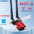 FENVI AC1200 WiFi 5 PCIe Adapter with Bluetooth 4.0