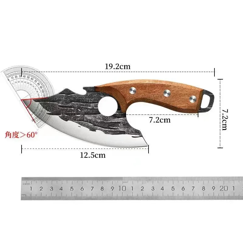 Hand-Forged Meat Cutting Knife – Professional Boning & Butcher Blade