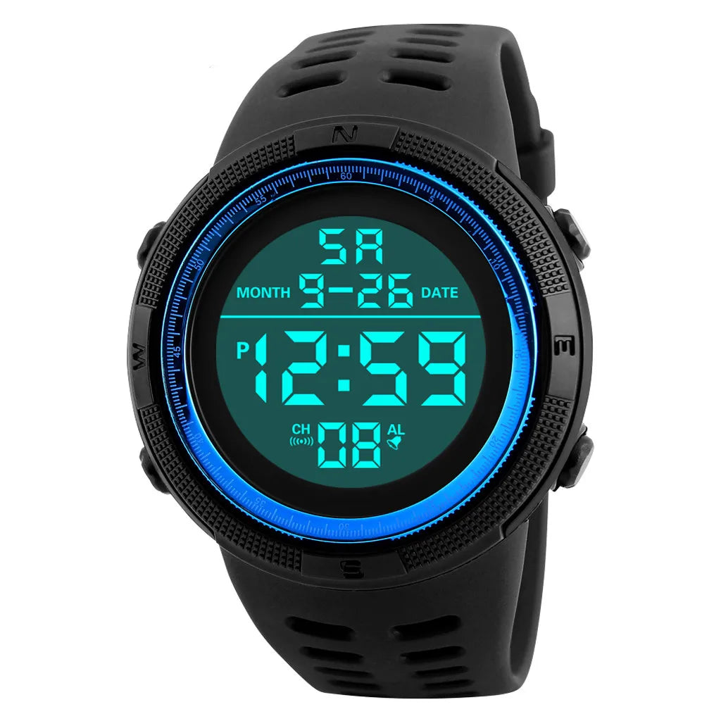Digital Sport Watch with Stopwatch, Alarm & Backlight
