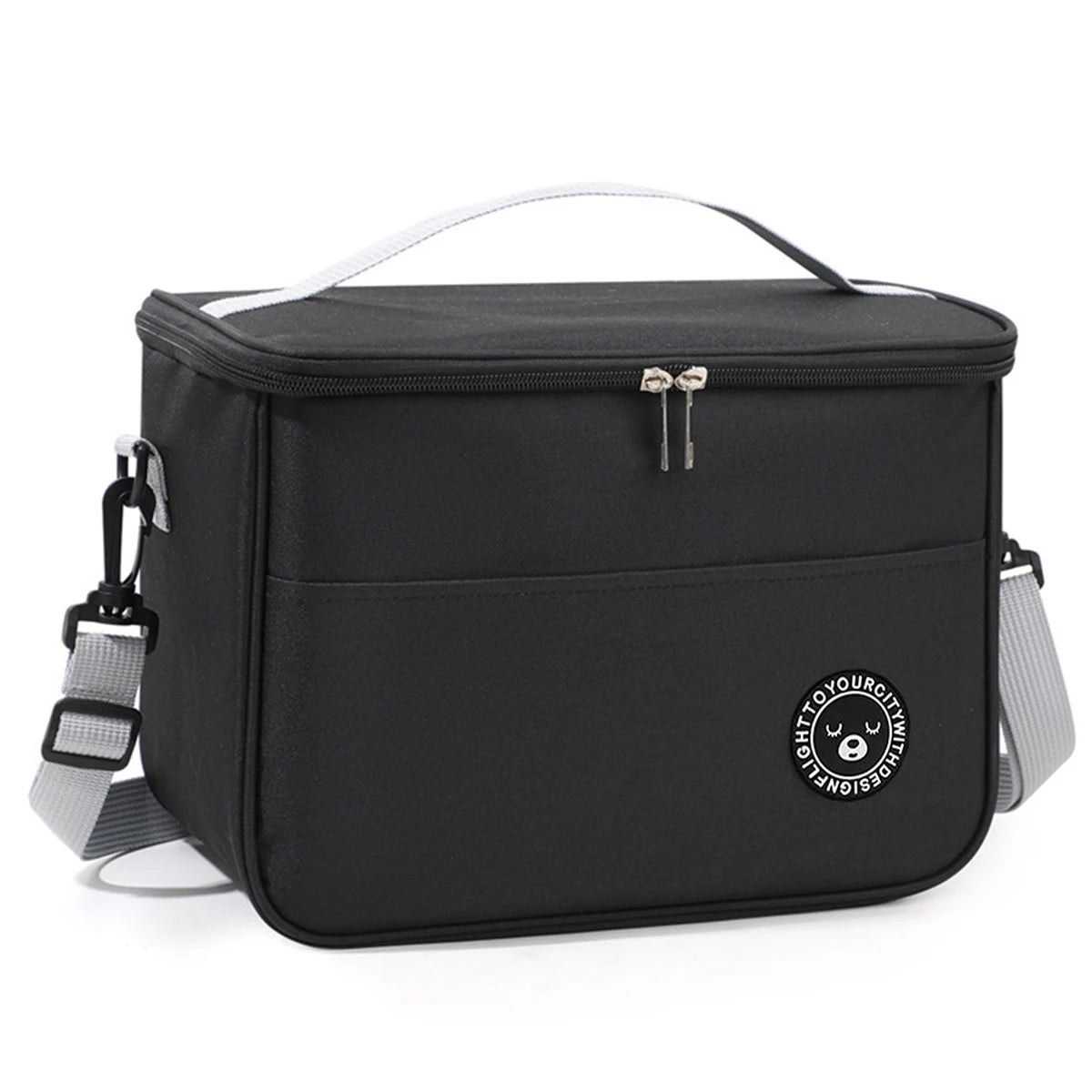 Large Insulated Lunch Bag with Shoulder Strap