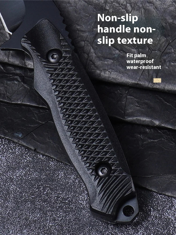 Fixed Blade Camping Knife with Sheath – High-Hardness Stainless Steel Outdoor Utility Knife