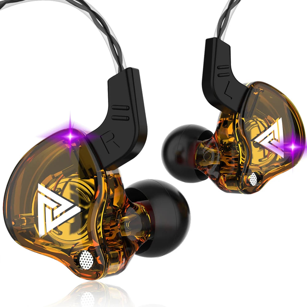 QKZ AK6 Wired Earphones – Deep Bass HiFi In-Ear Headphones