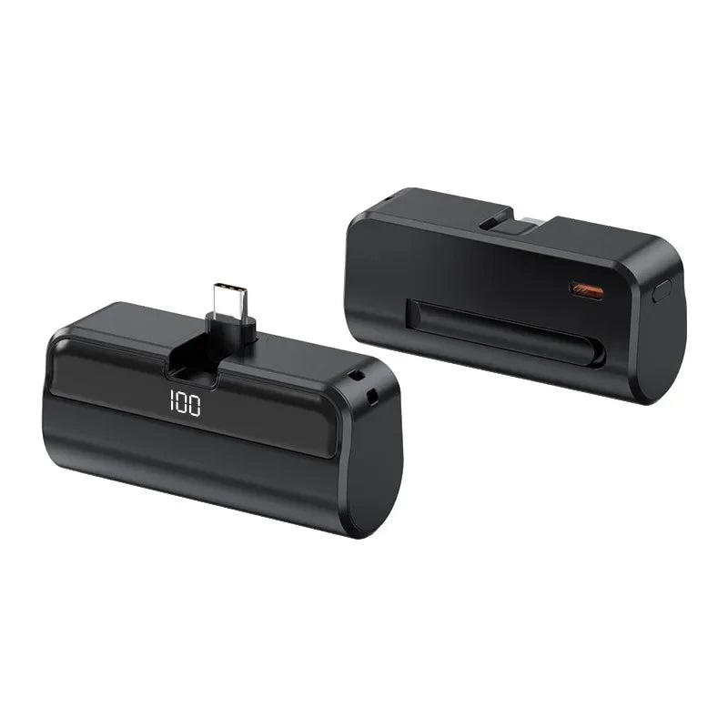 Mini Portable Power Bank with Digital Display & Phone Stand – Compact Charger