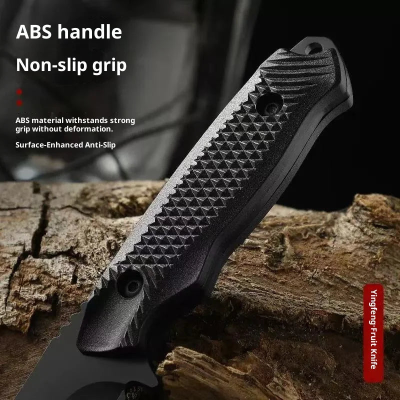 Fixed Blade Camping Knife with Sheath – High-Hardness Stainless Steel Outdoor Utility Knife