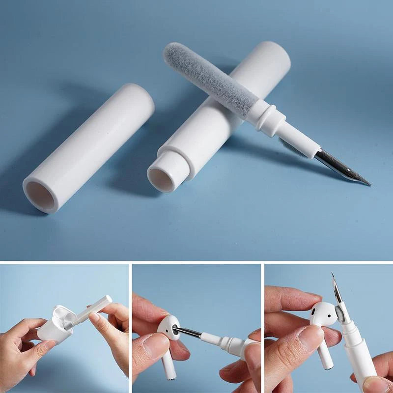 Earbuds & Headset Cleaning Kit – Cleaning Pen & Brush for AirPods, Samsung & More