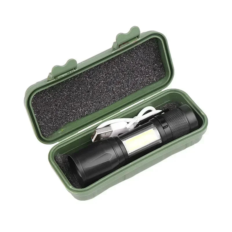 Super Bright Rechargeable LED Tactical Flashlight – Long Range Waterproof Torch