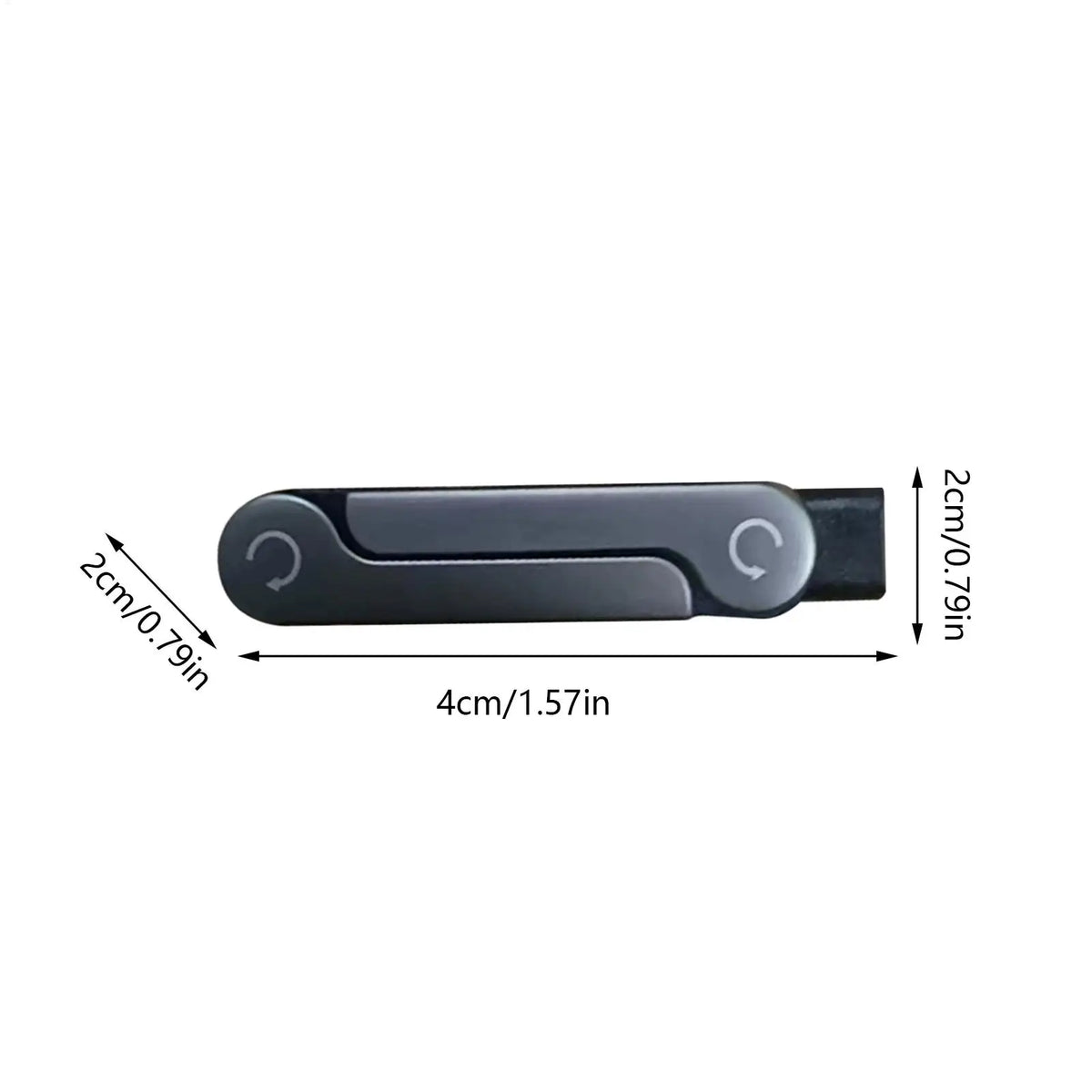 Foldable Phone Support Bracket with USB-C Cable