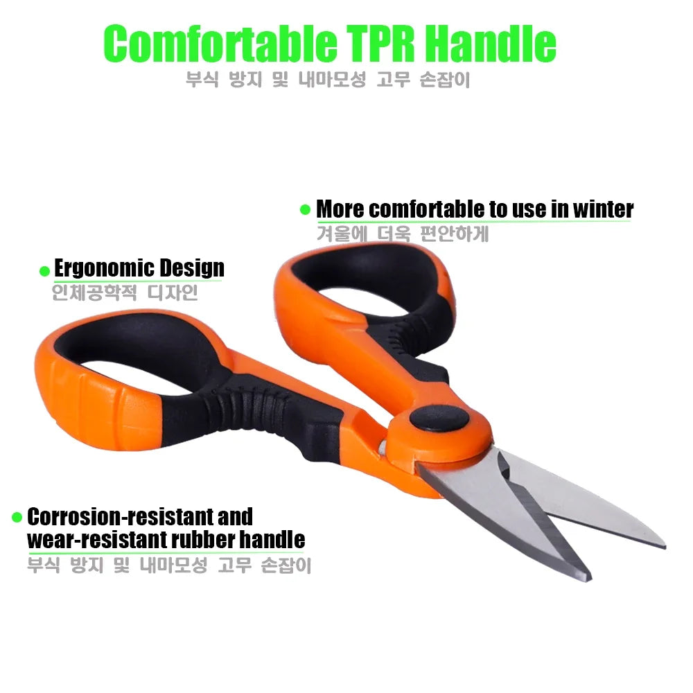 420 Stainless Steel Fishing Pliers with Line Cutters