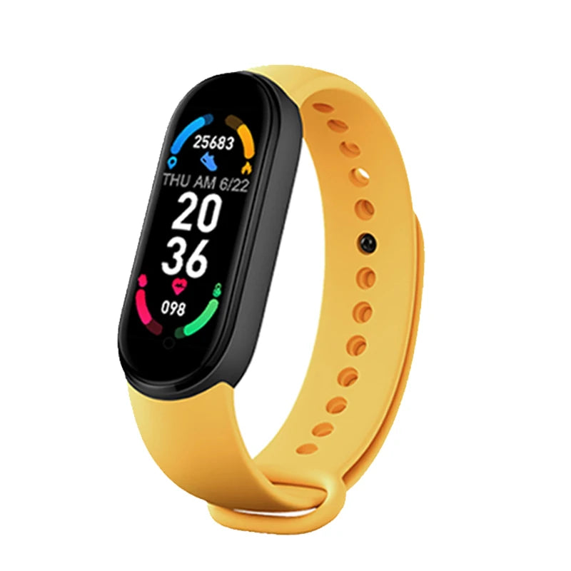 M6 Smart Fitness Bracelet – Heart Rate, Blood Pressure & Activity Tracker