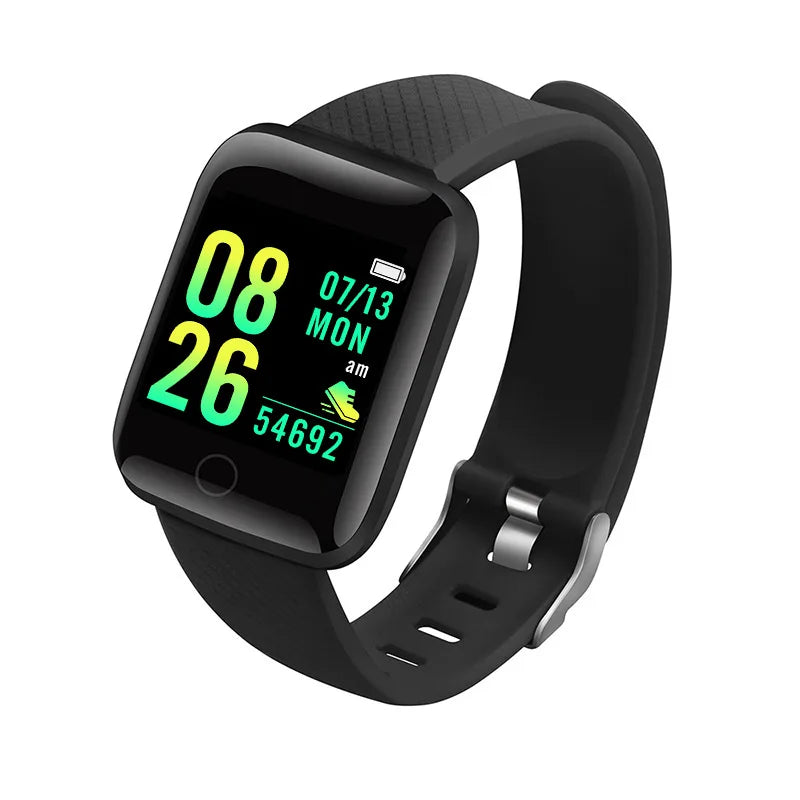 Bluetooth Smartwatch with Fitness Tracking & Music Control