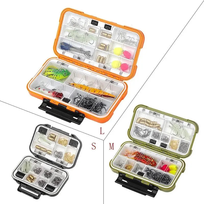 Waterproof Fishing Tackle Box for Hooks & Lures