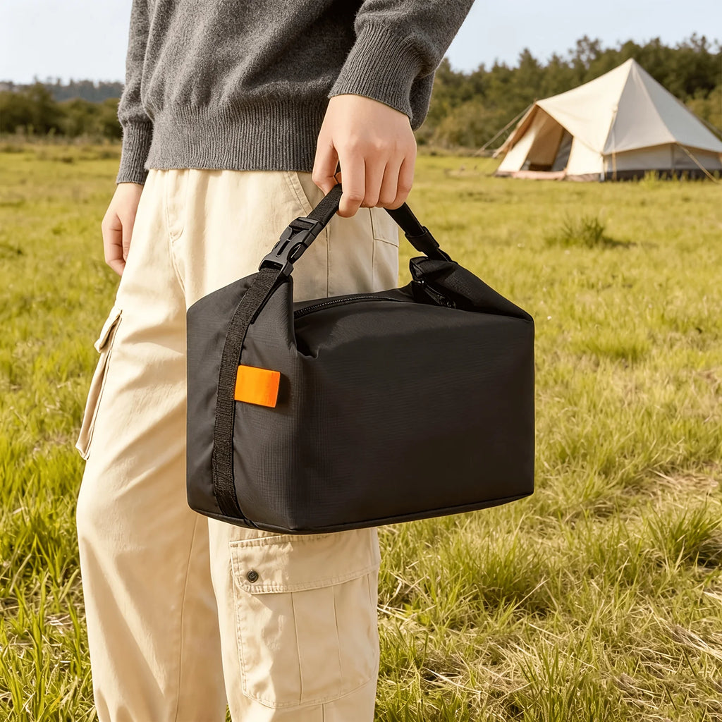 Lunch Bag, Leakproof Cooler Bag, Thermal Lunch Box, Portable Food Container, Lunch Tote Bag for Work Office Travel Picnic