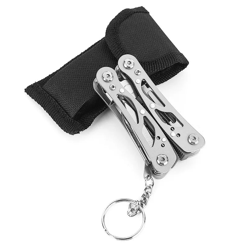 Folding Multi-Tool Pliers – Stainless Steel Portable Combination Tool for Camping & Survival