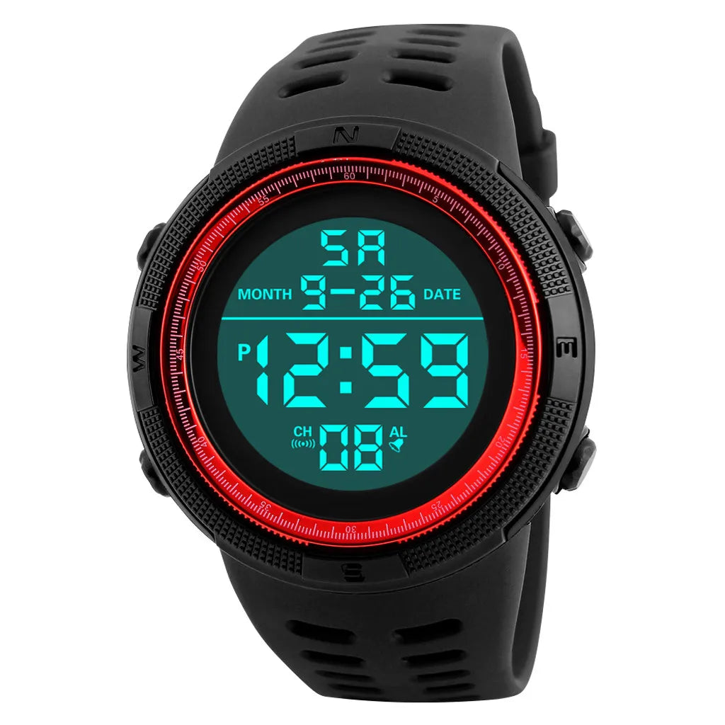 Digital Sport Watch with Stopwatch, Alarm & Backlight