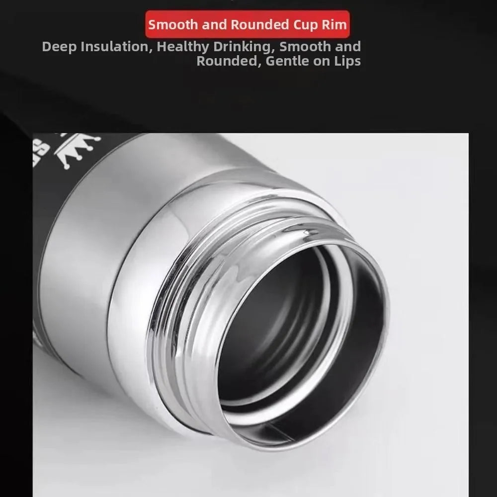 800/1000ml Stainless Steel Insulated Sports Thermos with Handle