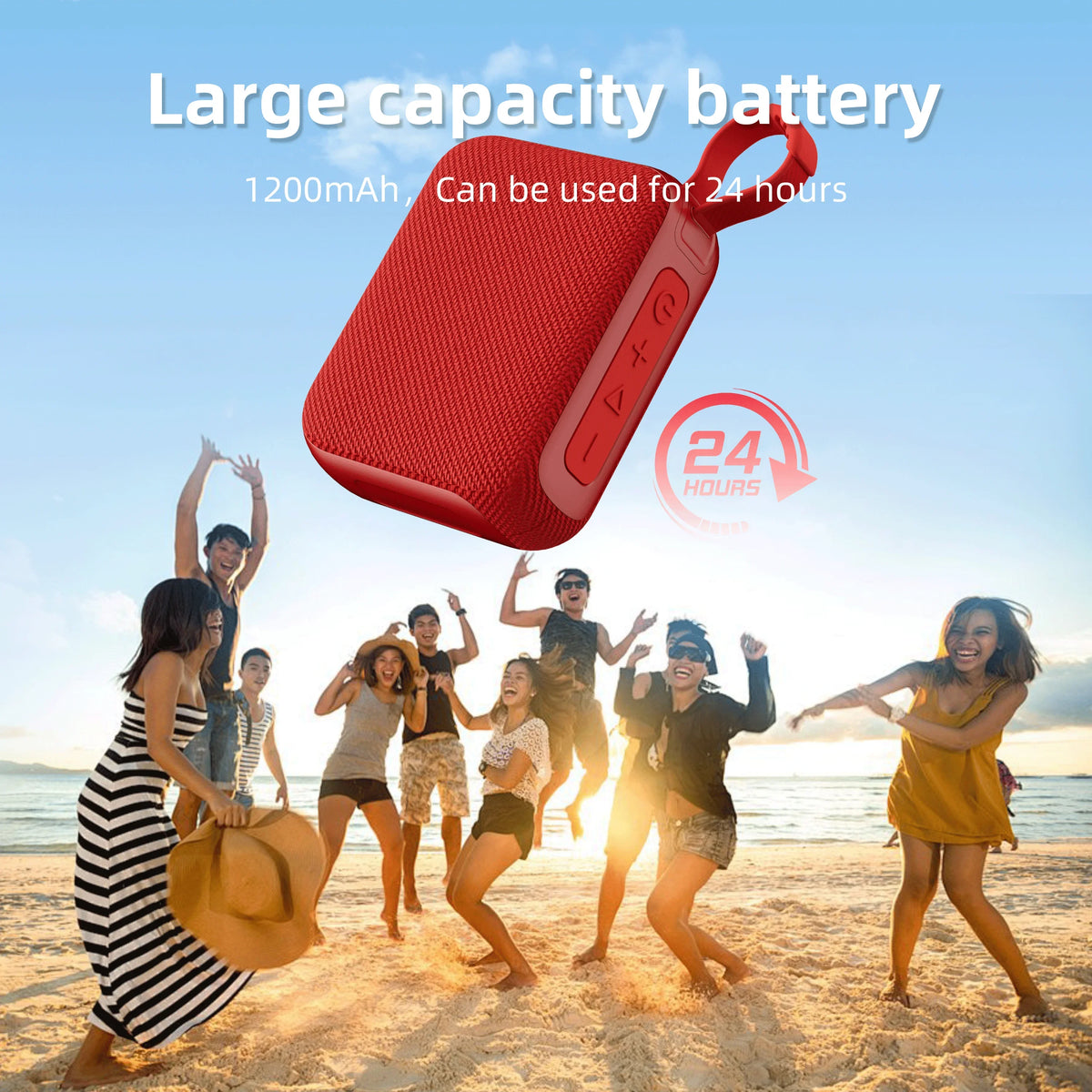 Bluetooth 5.4 Hi-Fi Portable Speaker for Home & Outdoor
